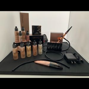 Luminess Icon Rose Airbrush Kit w/extras - over $300 Retail